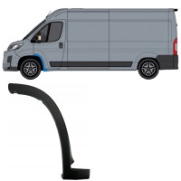 Spatbord sierlijst wielkast voor Toyota Proace Max 2024- / Links 15898