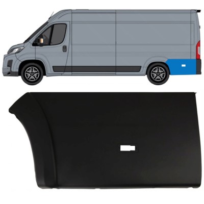 Achterste zijlijst sierlijst voor Toyota Proace Max 2024- / Links 15918