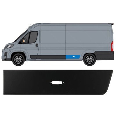 Achterste zijlijst sierlijst voor Toyota Proace Max 2024- / Links 15914