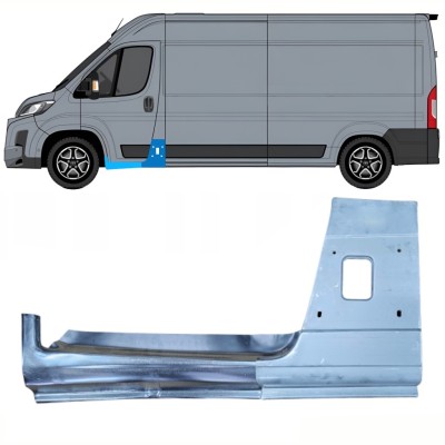 Reparatiepaneel stijl + reparatie dorpel voor Toyota Proace Max 2024- / Links 16733