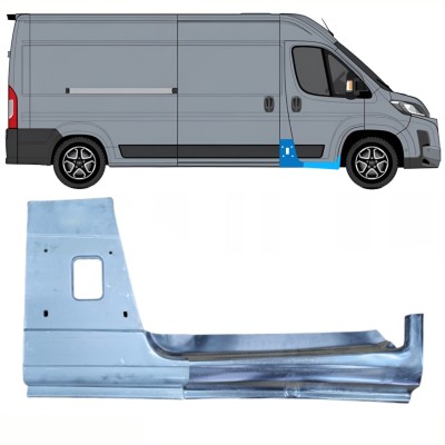 Reparatiepaneel stijl + reparatie dorpel voor Toyota Proace Max 2024- / Rechts 16732