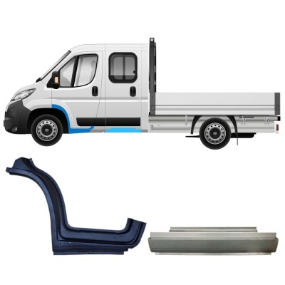 Reparatiepaneel set voor Toyota Proace Max 2024- / Links 16685