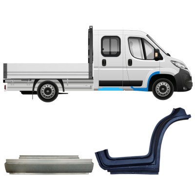 Reparatiepaneel set voor Toyota Proace Max 2024- / Rechts 16684