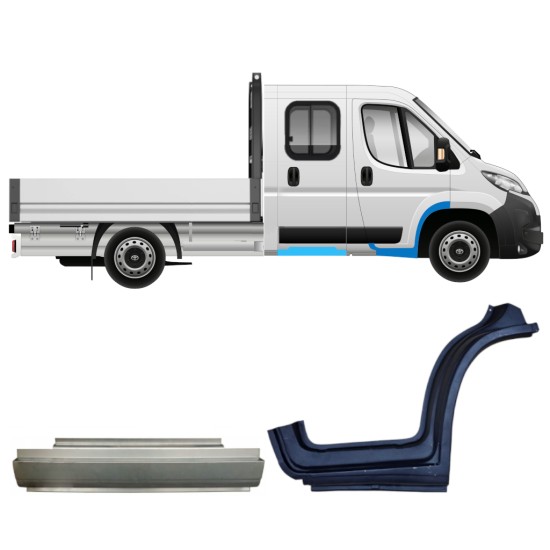 Reparatiepaneel set voor Toyota Proace Max 2024- / Rechts 16684