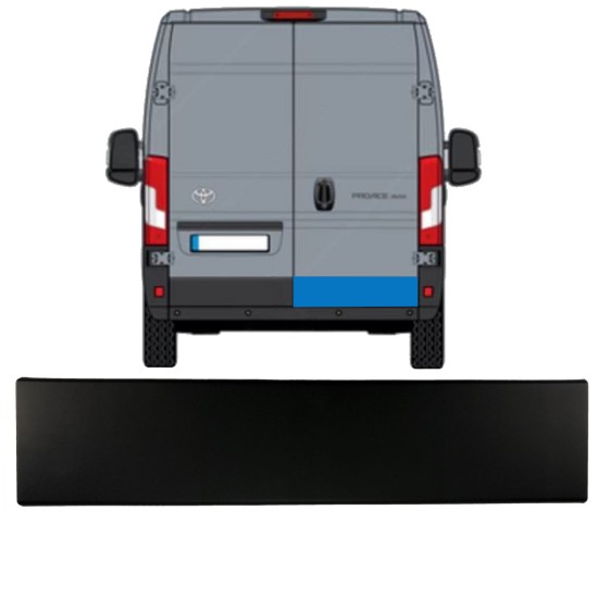 Sierlijst achterdeur voor Toyota Proace Max 2024- / Rechts 15931