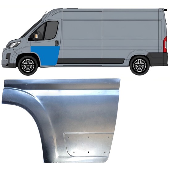Reparatiepaneel voor deur voor Toyota Proace Max 2024- / Links 16716