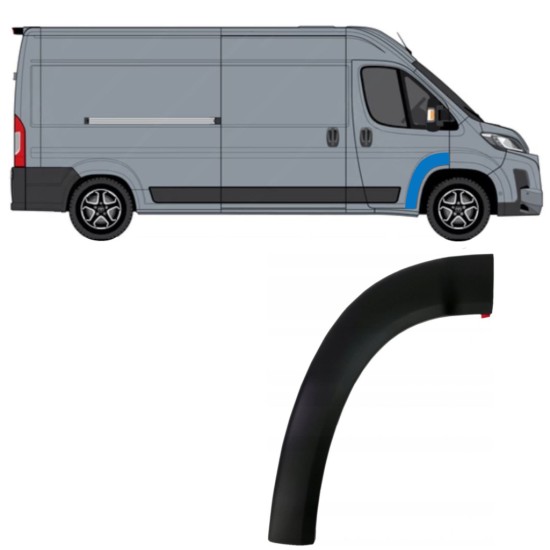 Voordeur sierlijst voor Toyota Proace Max 2024- / Rechts 15881