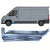 Reparatie dorpel voorste deuren