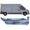 Reparatie dorpel voorste deuren