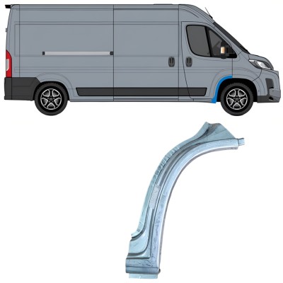 Reparatiepaneel voorste spatbord voor Toyota Proace Max 2024- / Rechts 16639