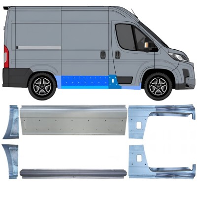 Reparatiepaneel set voor Toyota Proace Max 2024- / Links + Rechts 16741