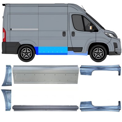 Reparatiepaneel set voor Toyota Proace Max 2024- / Links + Rechts 16742