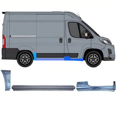 Reparatiepaneel set voor Toyota Proace Max 2024- / Rechts 16759