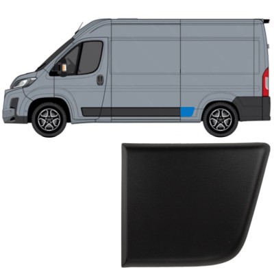 Zijlijst sierlijst achterspatbord voor Toyota Proace Max 2024- / Links 15905
