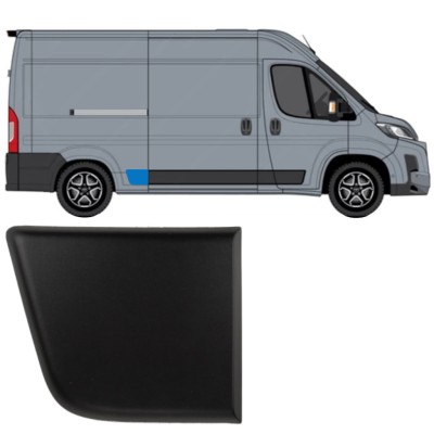 Zijlijst sierlijst achterspatbord voor Toyota Proace Max 2024- / Rechts 15901