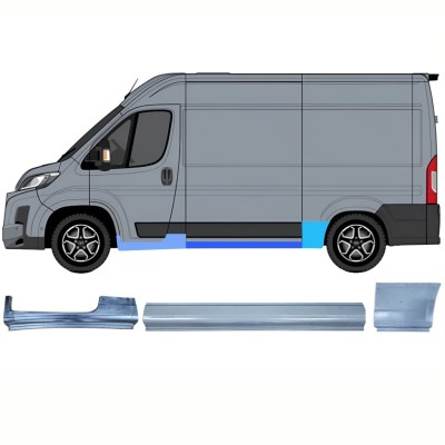 Reparatiepaneel set voor Toyota Proace Max 2024- / Links / 16753