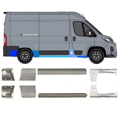 Reparatiepaneel set voor Toyota Proace Max 2024- / Links + Rechts 16714