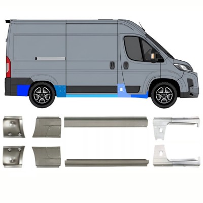 Reparatiepaneel set voor Toyota Proace Max 2024- / Links + Rechts 16713