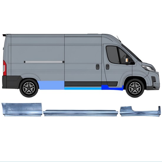 Reparatiepaneel set voor Toyota Proace Max 2024- / Rechts 16757