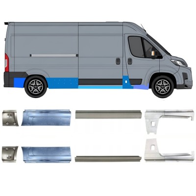 Reparatiepaneel set voor Toyota Proace Max 2024- / Links + Rechts 16709
