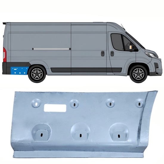 Reparatiepaneel achterspatbord voor Toyota Proace Max 2024- / Rechts 16739