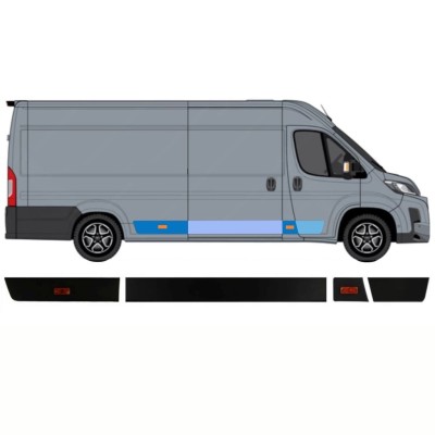 Sierlijsten set voor Toyota Proace Max 2024- / Rechts / 15894
