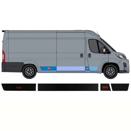 Sierlijsten set voor Toyota Proace Max 2024- / Rechts / 15894