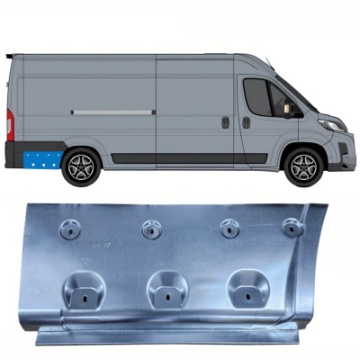 Reparatiepaneel achterspatbord voor Toyota Proace Max 2024- / Rechts 16746