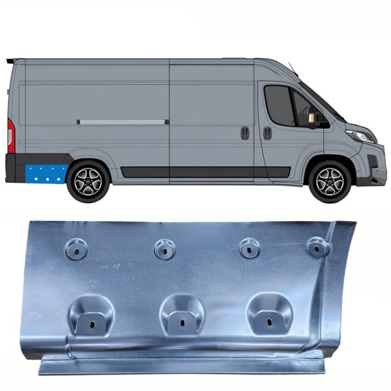 Reparatiepaneel achterspatbord