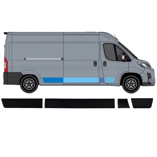 Sierlijsten set voor Toyota Proace Max 2024- / Rechts 15884