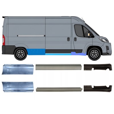 Reparatie dorpel voor Toyota Proace Max 2024- / Links + Rechts / Set 16708