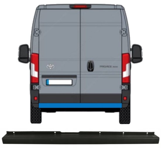 Achterbumper voor Toyota Proace Max 2024- 15935