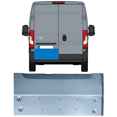 Reparatie plaatwerk achterste deuren voor Toyota Proace Max 2024- / Links 16736