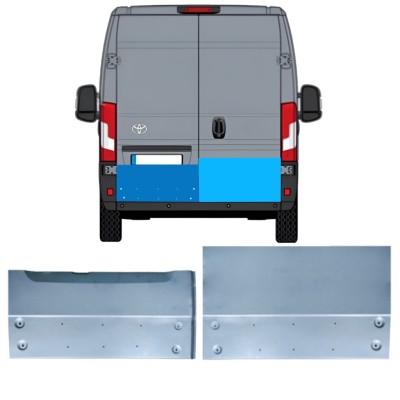 Reparatie plaatwerk achterste deuren voor Toyota Proace Max 2024- / Links + Rechts 16737
