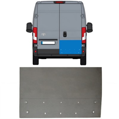 Reparatie plaatwerk achterste deuren voor Toyota Proace Max 2024- / Rechts 16725