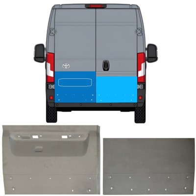 Reparatie plaatwerk achterste deuren voor Toyota Proace Max 2024- / Links + Rechts 16726