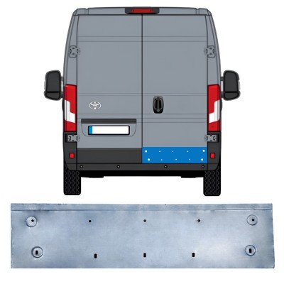 Reparatie plaatwerk achterste deuren voor Toyota Proace Max 2024- / Rechts 16722