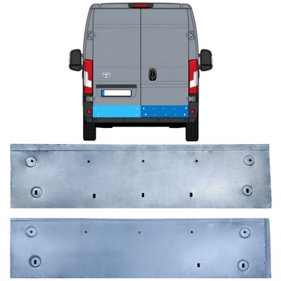 Reparatie plaatwerk achterste deuren voor Toyota Proace Max 2024- / Links + Rechts 16723