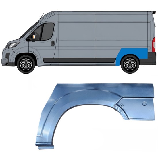 Reparatiepaneel achterspatbord voor Toyota Proace Max 2024- / Links 16690