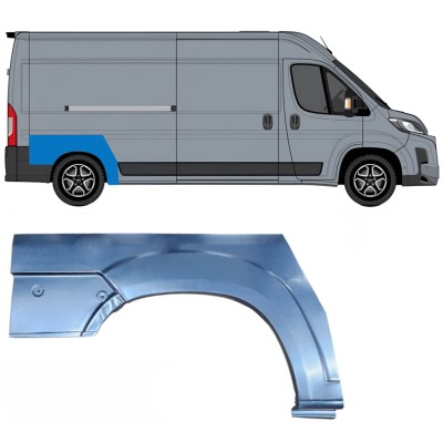 Reparatiepaneel achterspatbord voor Toyota Proace Max 2024- / Rechts 16689