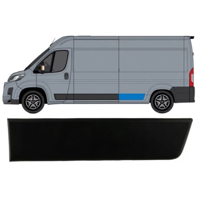 Zijlijst sierlijst achterspatbord voor Toyota Proace Max 2024- / Links 15907