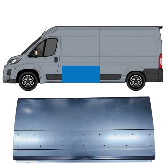 Reparatiepaneel plaatwerk zijkant hoge voor Toyota Proace Max 2024- / Links = Rechts (symmetrisch) 16717