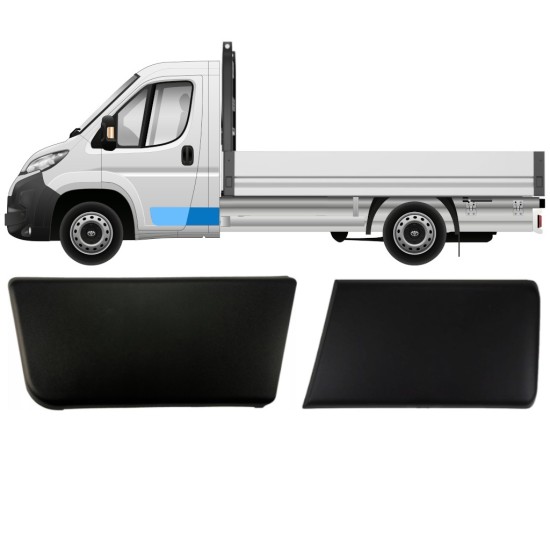 Sierlijsten zijlijsten set voor enkele cabine voor Toyota Proace Max 2024- / Rechts 15926