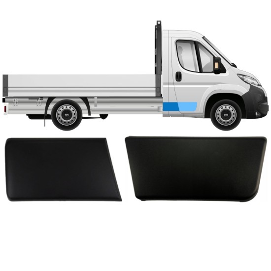 Sierlijsten zijlijsten set voor enkele cabine voor Toyota Proace Max 2024- / Rechts 15925