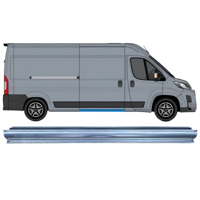 Schuifdeur dorpel reparatiepanel voor Toyota Proace Max 2024- / Links = Rechts (symmetrisch) 16699