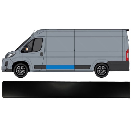 Zijlijst sierlijst voor Toyota Proace Max 2024- / Links 15927