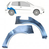 Reparatiepaneel achterspatbord voor Fiat Punto 2 1999-2010 / Links + Rechts / Set 10404