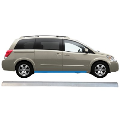Reparatie dorpel onderste deel voor Nissan Quest 2003-2009 / Links = Rechts (symmetrisch) 15104