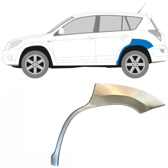 Reparatiepaneel achterspatbord voor Toyota Rav4 2006-2013 / Links 14754 Reparatiepaneel achterspatbord voor Toyota Rav4 2006-2013 / Links 14754