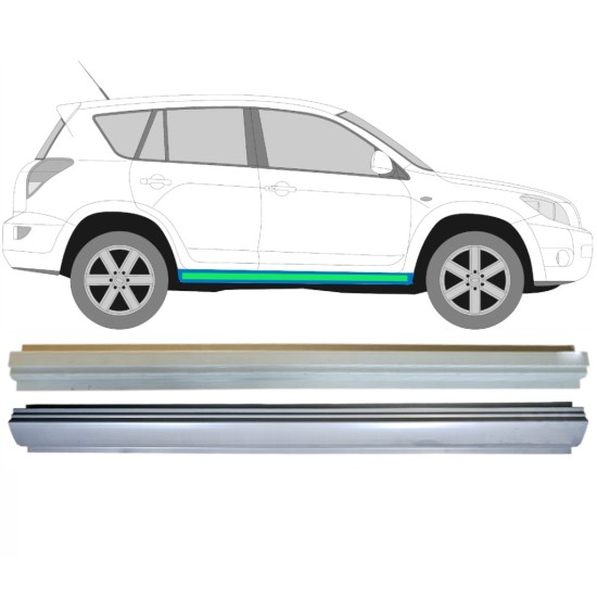 Frontruderamme voor Toyota Rav4 2006-2013 / Links = Rechts (symmetrisch) / Set 14904 Frontruderamme voor Toyota Rav4 2006-2013 / Links = Rechts (symmetrisch) / Set 14904